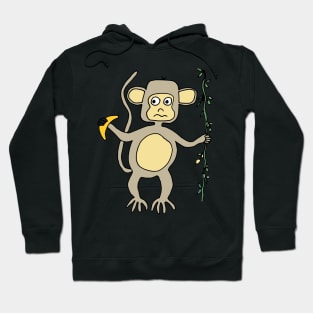 Monkey in the jungle Hoodie